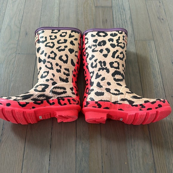 Girls Hunter Cheetah Boots Size 12 - Picture 2 of 6